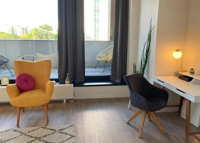 شقة Utulny A Moderny Atelier S Terasou